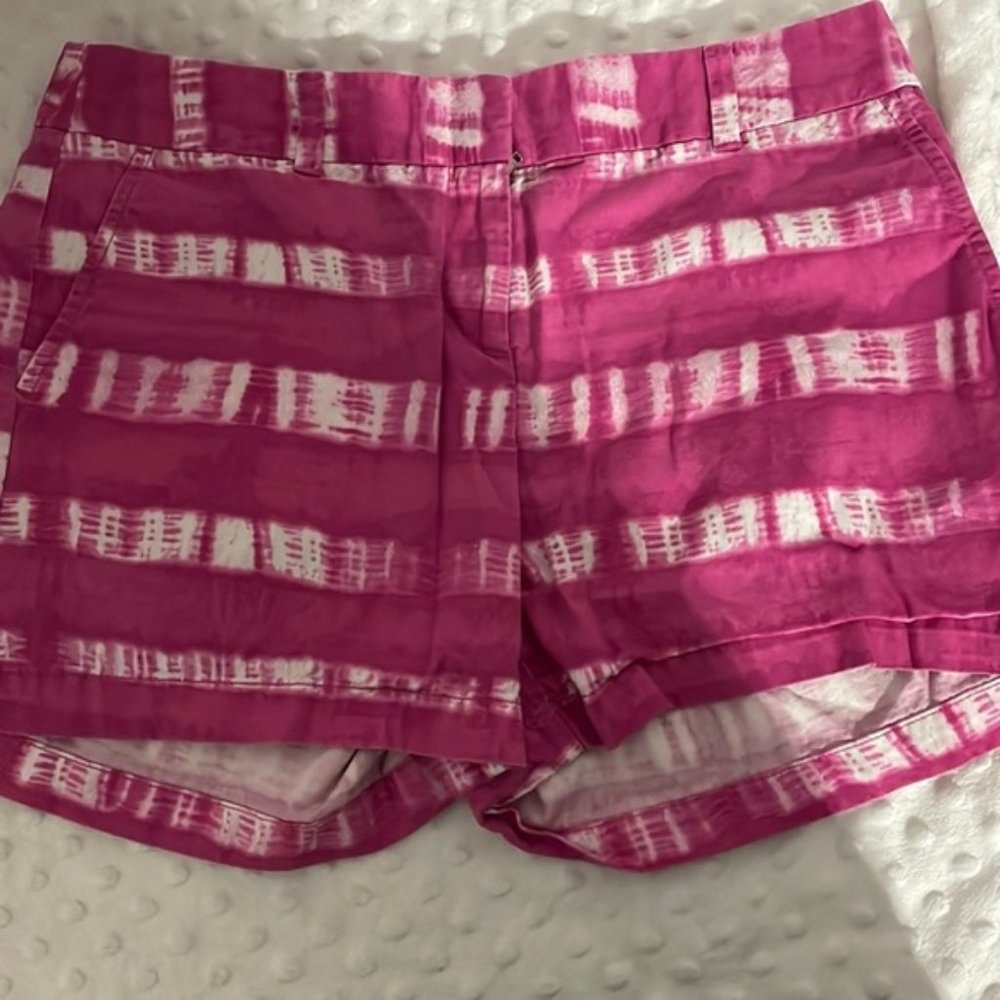 Ann Taylor Loft Pink and White Shorts!